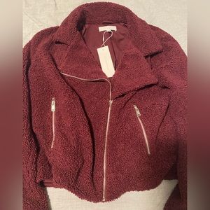 Adyson Parker Teddy Biker Jacket